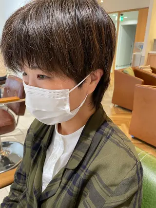 ショート カラー eins.hair所属・過去一の柔髪ヘア 🌿einshairのヘアスタイル