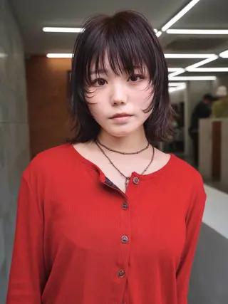 ショート カラー ハイトーン/レイヤー Kaito🐶/栄のヘアスタイル