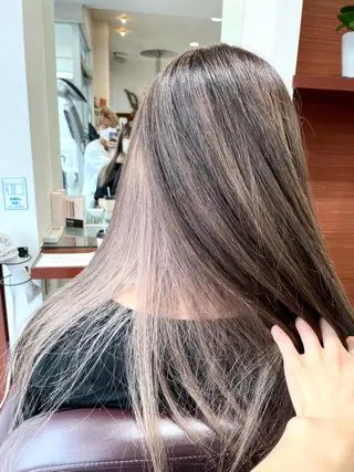 ロング カラー 💎韓国カラー Giness坂下巧のヘアスタイル