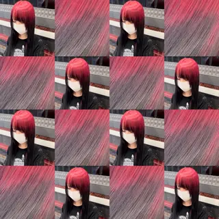 ロング カラー DESIGNSALON LIA所属・問屋町のブリーチデザ イン屋さん🌈ゆうまのヘアスタイル