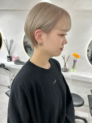 ショート カラー 髪質改善will hairdesignのヘアスタイル