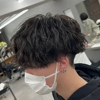 ショート パーマ メンズ OVARL by apish所属・【メンズパーマ】 横田結希のヘアスタイル