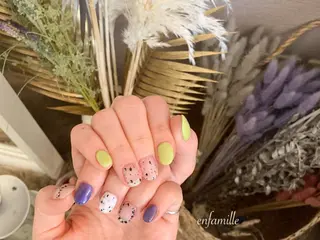 ネイル nail salon en familleのネイルデザイン