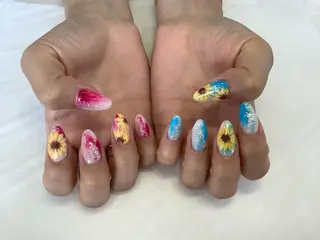 ネイル 💎🐰 saki. m 🐰💎のネイルデザイン