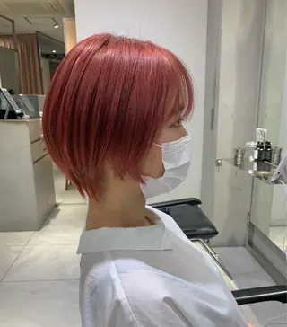 ショート カラー SALOWIN表参道　arist店所属・柔らか透け感カラー 🌿ムロヤリョウスケのヘアスタイル