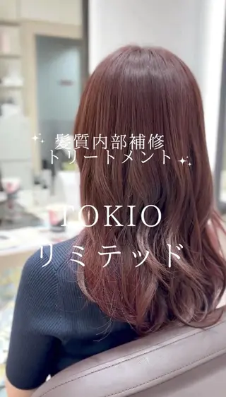ミディアム plumginza TOKIOリミテッドのヘアスタイル