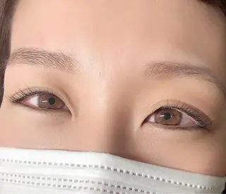 マツエク・マツパ ﾋﾞｭｰﾃｨ オレンジのマツエク・マツパデザイン