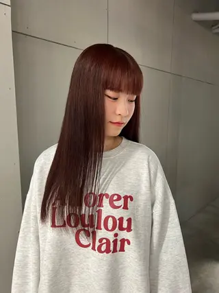 カラー GEM/ hinanaのヘアスタイル