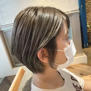 ショート カラー 吉沢遣人/レイヤー 艶カラー/抜け感のヘアスタイル