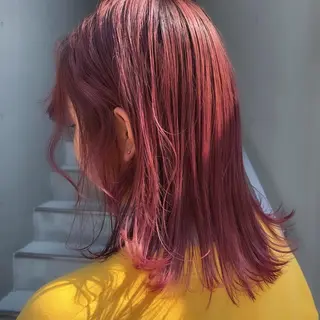 ミディアム カラー 💗💗韓国レイヤー yu-ki💗💗のヘアスタイル