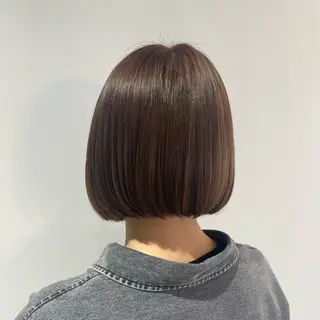 ショート ボブ／ブリーチカラー ／ゆづき🌟のヘアスタイル