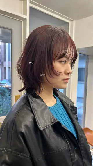 ミディアム カラー じゅわっと暖色カラー 🍊Moemiのヘアスタイル