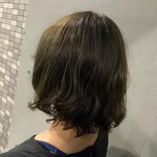 ミディアム カラー パーマ インナーカラー指名 No.1菊池柊真のヘアスタイル