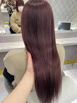 カラー kana/ ブリーチ/暖色のヘアスタイル