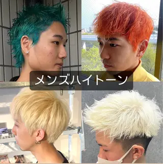 ショート メンズケアブリーチ 特化🔥村田のヘアスタイル
