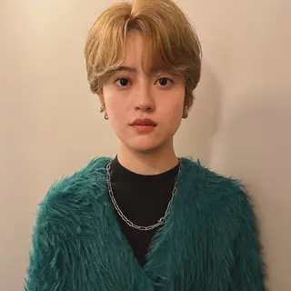 ショート ショート/ボブ/ パーマ/柏原良亮のヘアスタイル