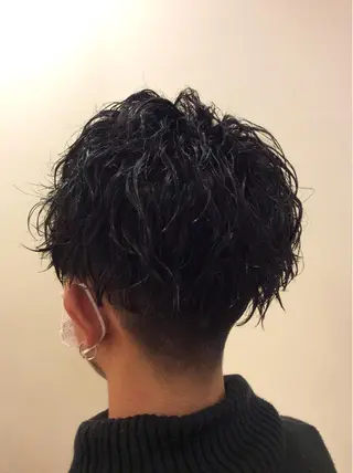 パーマ メンズ 松井 竜輝のヘアスタイル