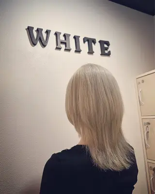 ミディアム カラー パーマ ヘアアレンジ メンズ ❤️可愛いハイトーン を造る❤️AKIRAのヘアスタイル