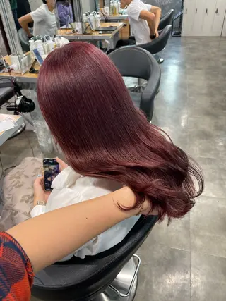 カラー 🥀艶髪/垢抜け/ 暖色ヘア Yuu🥀のヘアスタイル