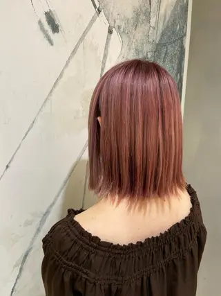 ミディアム カラー カジュアルを女っぽく 𝗮𝘆𝗮𝗰𝗼のヘアスタイル