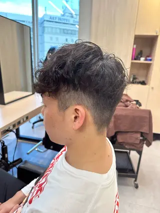 ショート パーマ メンズ 🪞個室サロン/韓国 艶髪/keito🪞のヘアスタイル