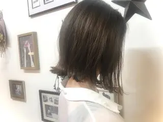 ミディアム 鈴木 美穂のヘアスタイル