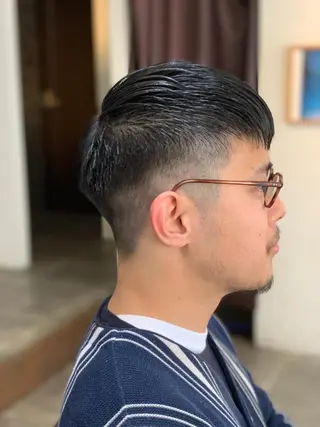 ショート CECIL hair なんば店所属・メンズパーマ 艶髪☆店長☆有馬のヘアスタイル