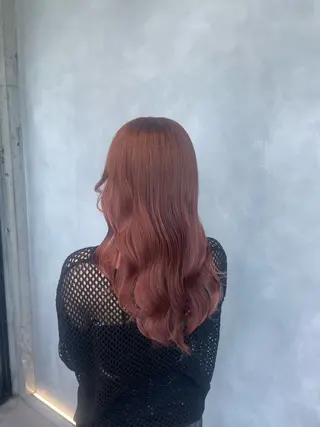 カラー 暖色/ハイトーン/ カラー/HBLのヘアスタイル