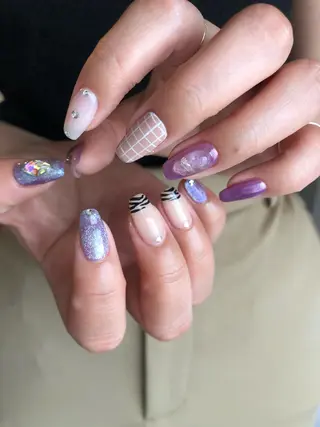 ネイル パラあり！フィルイン 推しネイル大歓迎！のネイルデザイン