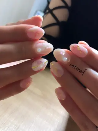 ショート ネイル ツメトマツゲ .のネイルデザイン