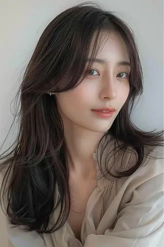 セミロング 新宿/韓国メンズ RIKUパーマのヘアスタイル