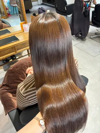 ロング ツヤカラー🫧 Saeのヘアスタイル