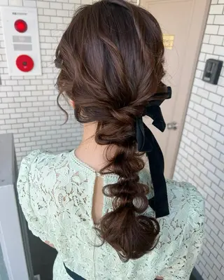 ヘアアレンジ 大人可愛いヘアメイク 💋🧚‍♀️しずかのヘアスタイル