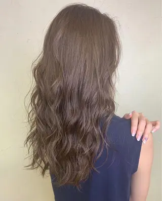 ロング カラー 深沢 秀のヘアスタイル