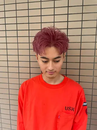 ショート カラー メンズ 🔥メンズパーマ🔥 菅原楓のヘアスタイル