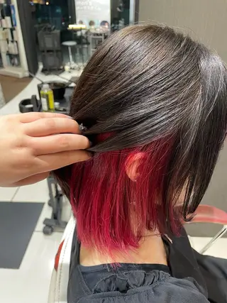 ミディアム カラー 💞暖色カラー 💞risaのヘアスタイル