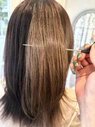 ミディアム 木津奈保子💚 ✨艶髪のヘアスタイル