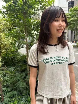 ミディアム NOUN所属・eri kinjoのヘアスタイル