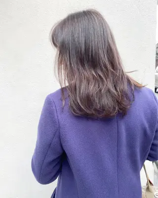 ミディアム カラー 髪質改善/艶髪 やまなかのヘアスタイル