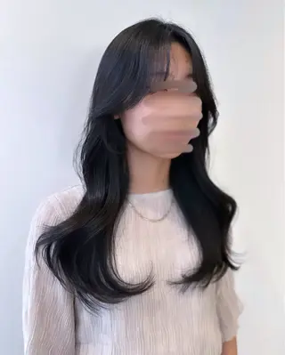 ロング 韓国ヘア 🇰🇷 RUKA 🩵🤍のヘアスタイル