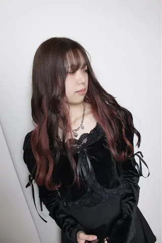 ロング カラー 土居 正季のヘアスタイル