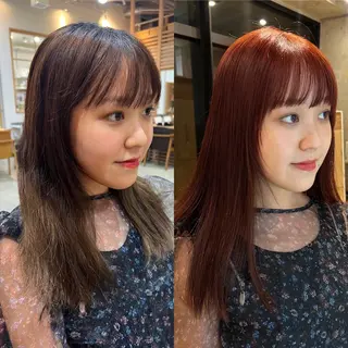 ロング レイヤー/ベージュ /メンズsaraのヘアスタイル