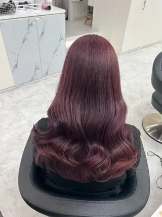 セミロング カラー ヘアアレンジ レイヤー/艶ベージュ /🎀Saki🎀のヘアスタイル