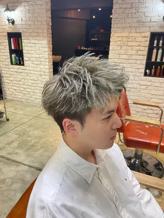 ミディアム カラー メンズ メンズ特化 /KAKERUのヘアスタイル