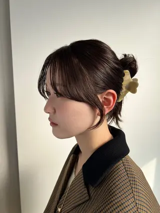 ミディアム LUVISM ボブ りきカットモデル募集のヘアスタイル