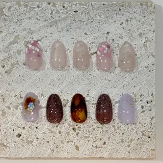 ショート Lesest akariのネイルデザイン