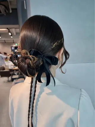 ヘアアレンジ charm《銀座》 ヘアセット/縮毛矯正のヘアスタイル