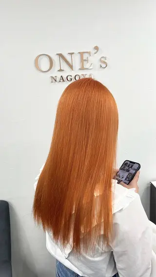 ロング カラー ハイトーン/透明感 髪質改善/rinaのヘアスタイル