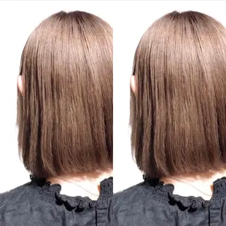 ミディアム カラー ケアブリーチ /髪質 改善/古橋圭史郎のヘアスタイル