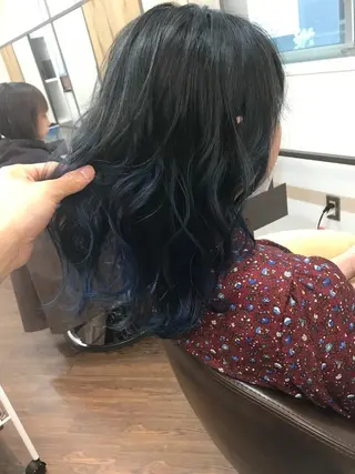 ミディアム カラー パーマ ヘアアレンジ APSEE メンズカラー特化のヘアスタイル